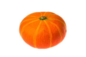 orange pumpkin isolated on a white background