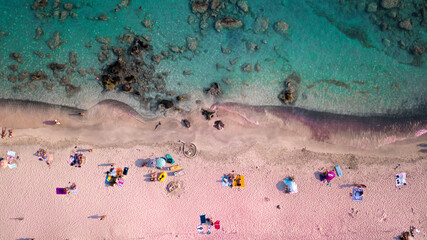 Elafonisi - Pink Beach - Grecia - Greece - crete by Drone