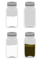 Salt and pepper svg vector illustration