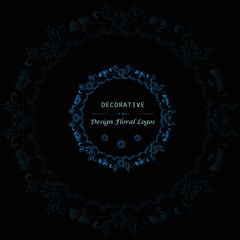 Vector set of decorative elements