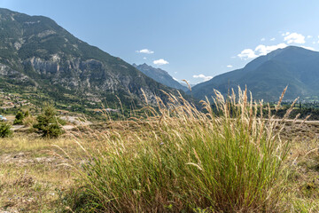 Paysage de montagne dans les Alpes du Sud