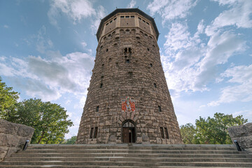 Water Tower Hannover. Medieval Tower Hannover - obrazy, fototapety, plakaty