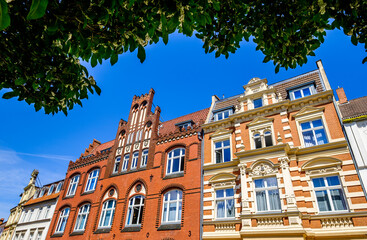 Naklejka premium old town of Wismar