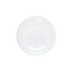 Ceramic plate isolated on white background
