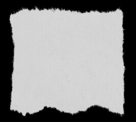 Obraz premium Torn paper on black