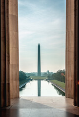 The Washington Monument is an obelisk within the National Mall in Washington, D.C.