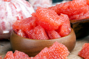 ready to eat citrus juicy pink grapefruit