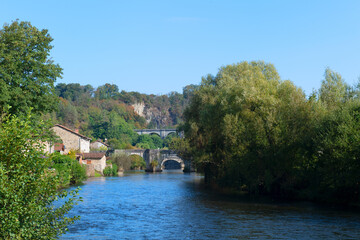 River Vienne in Saint-Leonard-de-Noblat