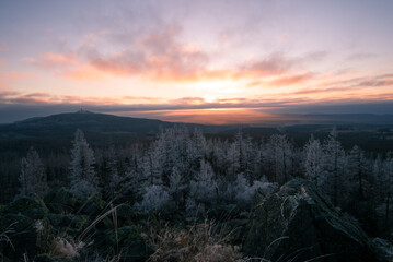 Sonnenaufgang im Harz