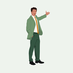 Flat Vector People Illustration. Vector Cut Out People.