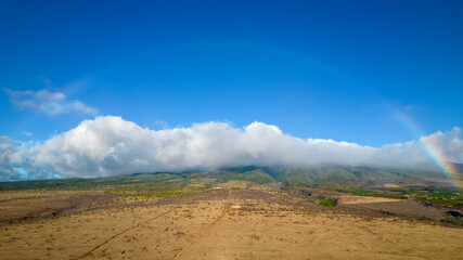 Fototapeta premium rainbow over the mountains