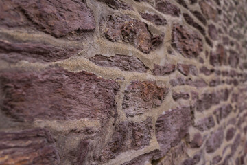 wall from natural stones