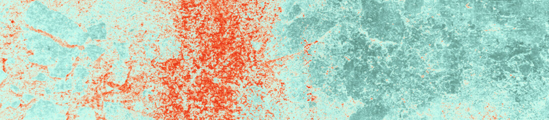 abstract red, orange, celadon and aquamarine colors background for design