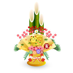 寅　年賀状　縁起物　アイコン