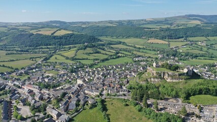 Survol de l'Aveyron à Séverac d'Aveyron