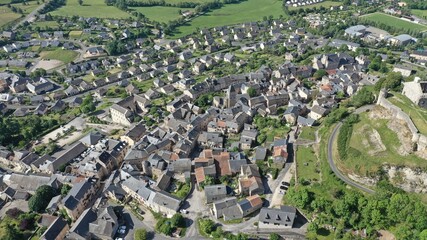 Survol de l'Aveyron à Séverac d'Aveyron