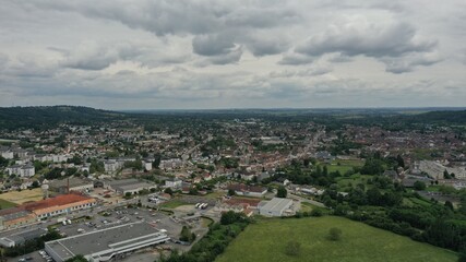 survol du Cher à Saint-Amand-Montrond