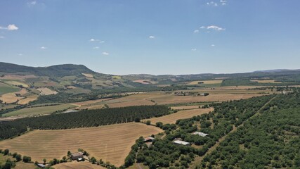 Survol de l'Aveyron à Millau et du plateau du Larzac
