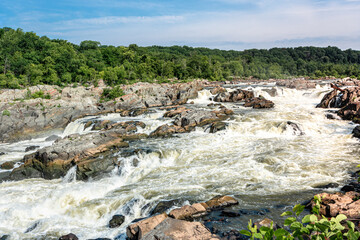 Great Falls Park. A small National Park Service site in Virginia, United States. 