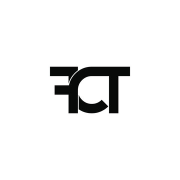 fct letter initial monogram logo design