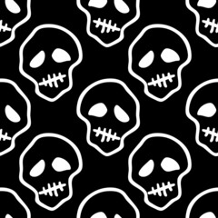 Halloween celebration seamless pattern