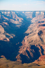 Panoramic view of the Grand Canyon National Park in Arizona, USA