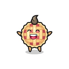 happy baby apple pie cartoon character