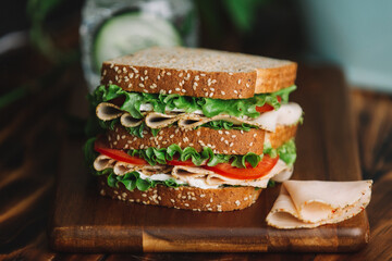 healthy sandwich for weight loss, low fat food