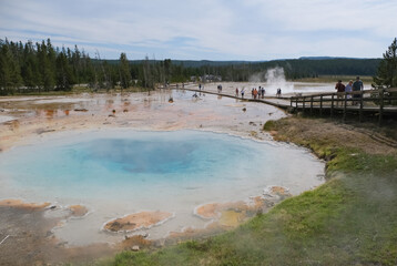 イエローストーン8月のプール(Fountain Paint Pots)