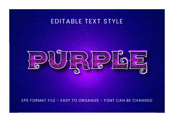 purple text effect