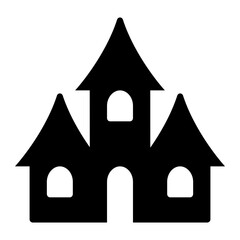 House Glyph Icon Vector