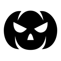Pumpkin Glyph Icon Vector