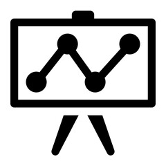 Monitor Glyph Icon Vector