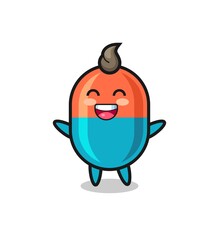 happy baby capsule cartoon character