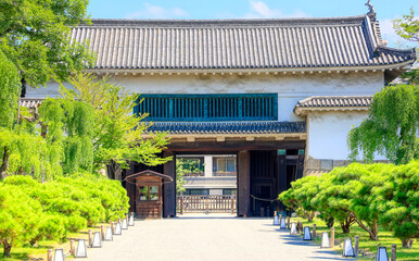 京都、二条城の北大手門