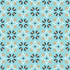 Seamless abstract shape ornament. Pattern modern design ready for print