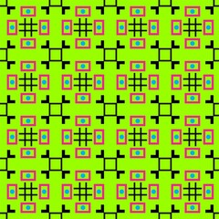 Flower pattern floral seamless background, beautiful ceramic tile design, vector illustration. Vintage stylized