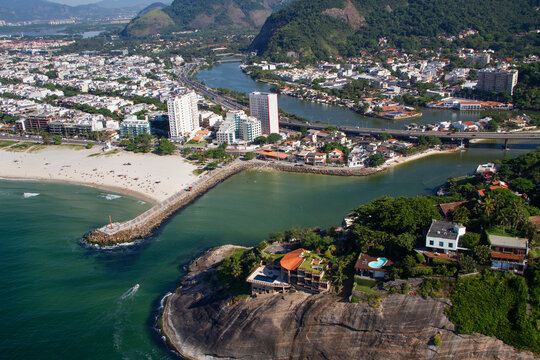 aerial landscape rio de janeiro