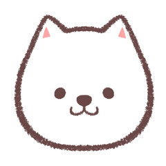 白柴犬のアイコン