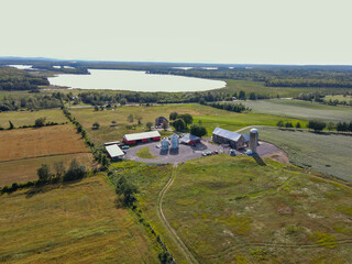 Farmer and a great view of the river