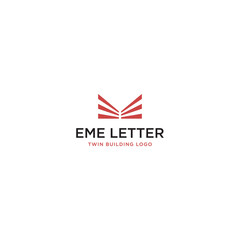 EME TWIN BUILDINGS LOGO DESIGN