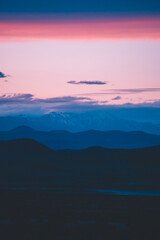 Purple Mountain Sunset