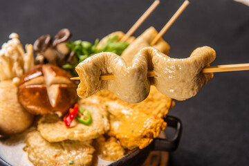 간장 베이스로 만든 맛있는 어묵 요리 탕