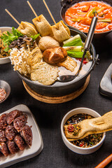 간장 베이스로 만든 맛있는 어묵 요리 탕