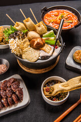 간장 베이스로 만든 맛있는 어묵 요리 탕