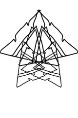 Abstract of a woman face