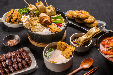 간장 베이스로 만든 맛있는 어묵 요리 탕
