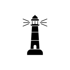 Lighthouse icon design illustration template