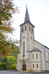 Fototapeta na wymiar Christian church in Bettembourg - Luxembourg