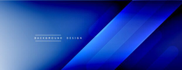 Dynamic lines abstract background. 3D shadow effects and fluid gradients. Modern overlapping forms